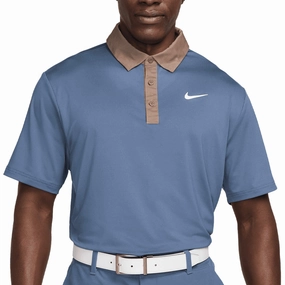 Active Lifestyle Nike Tour Men's Dri-FIT Polo Shirt - Diffused Blue/Mink Brown/White