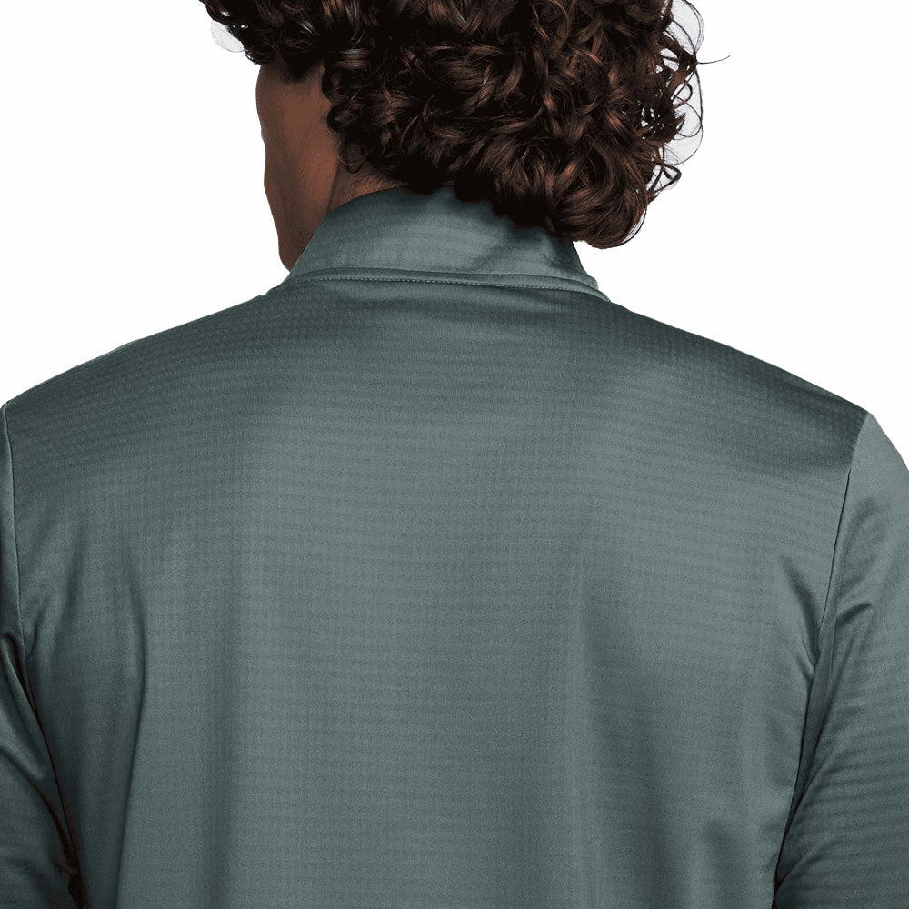 right for running Nike Victory Dri-FIT 1/2 Zip Pullover - Vintage Green/Pale Ivory