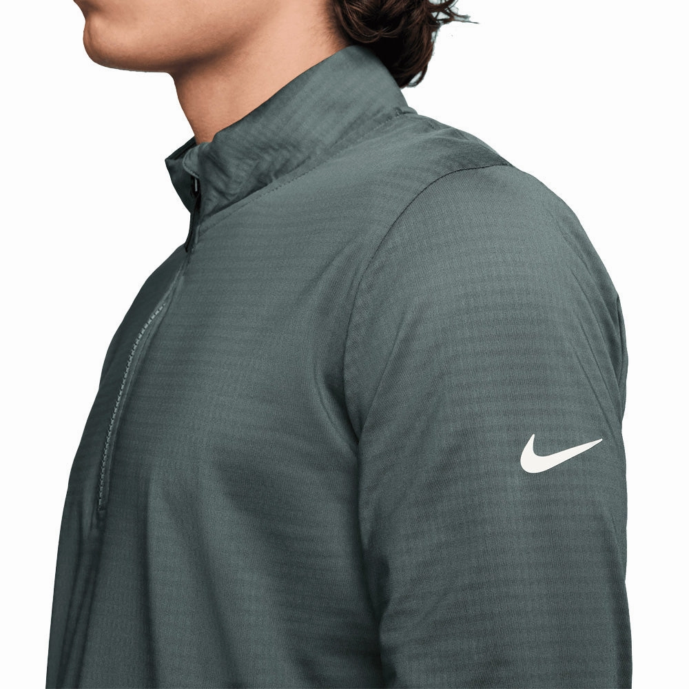 goes with boots Trendy Design Nike Victory Dri-FIT 1/2 Zip Pullover - Vintage Green/Pale Ivory