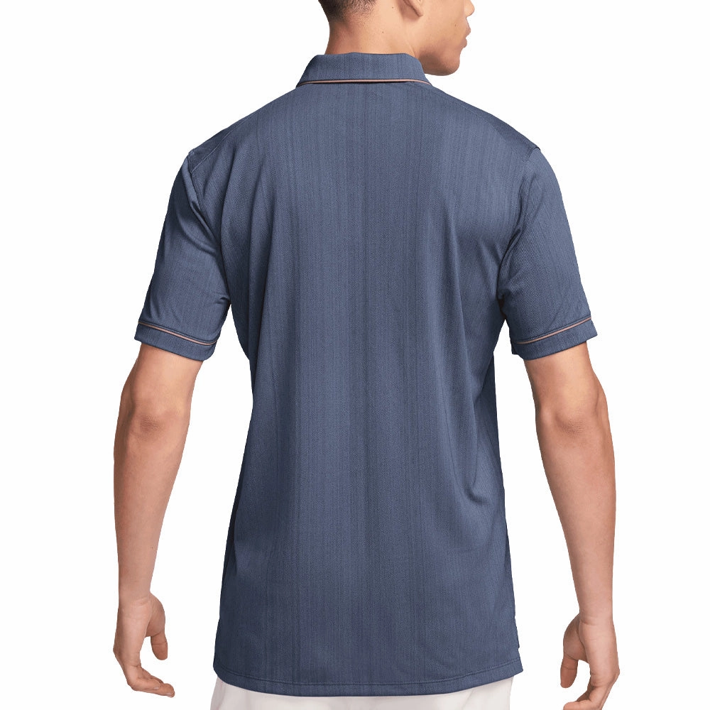 Easy Care Nike Victory  Dri-FIT Polo Shirt - Diffused Blue/Plum Dust/Plum Dust
