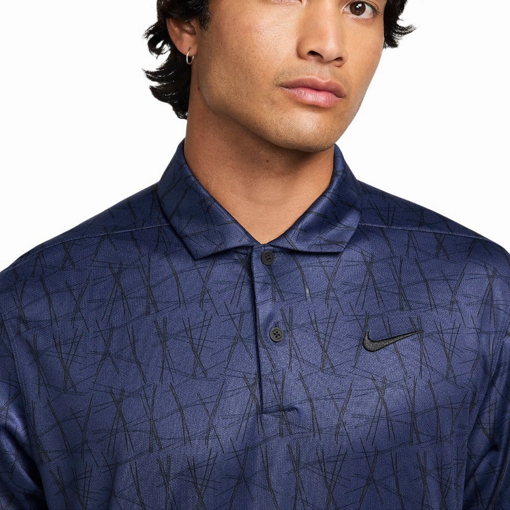 Gym clothing Reinforced Shoulder Stitching Nike Victory  Polo Shirt - Midnight Navy/Black/Midnight Navy/Black
