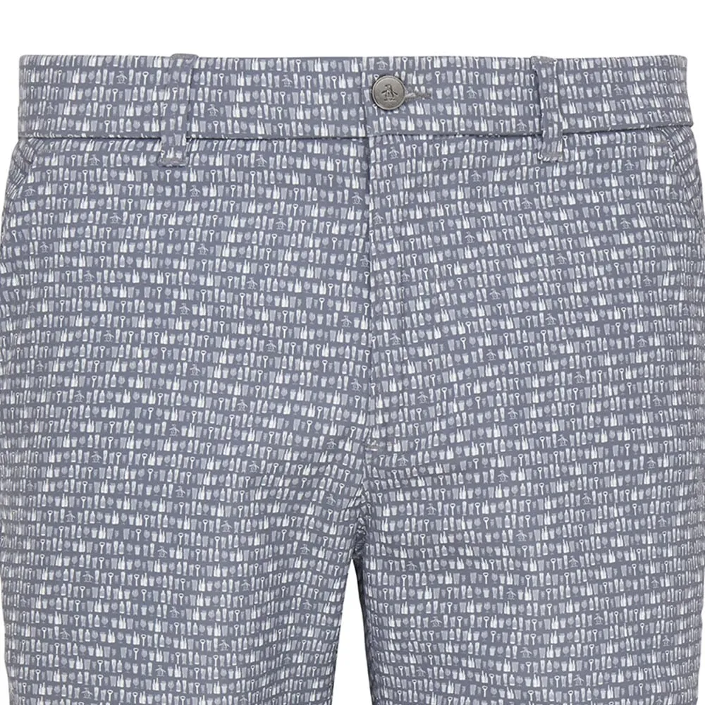 Original Penguin Novelty Printed Cargo Shorts - Quiet Shade Timeless Look