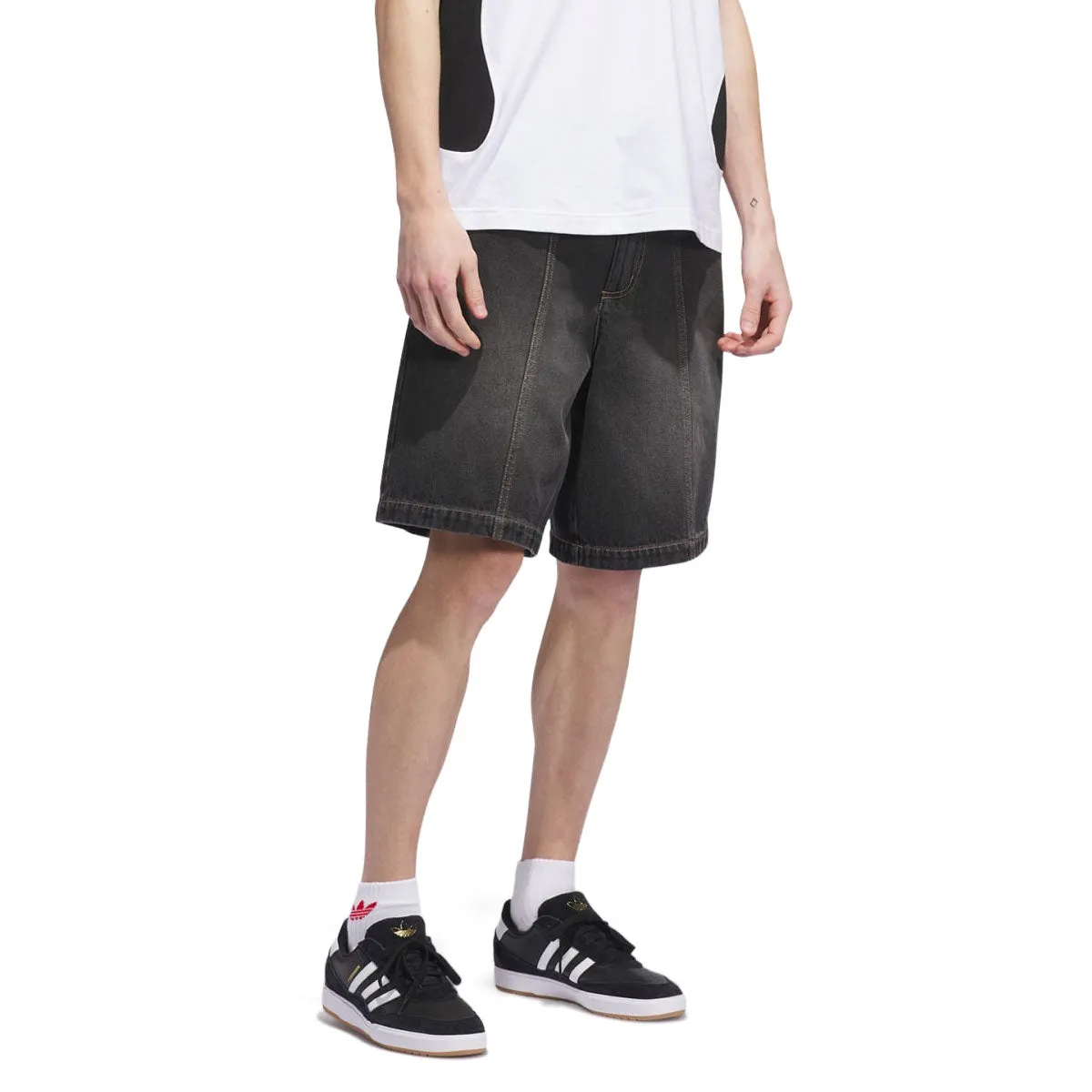 Adidas Tyshawn Shorts - Black Versatile Styling Evening Wear