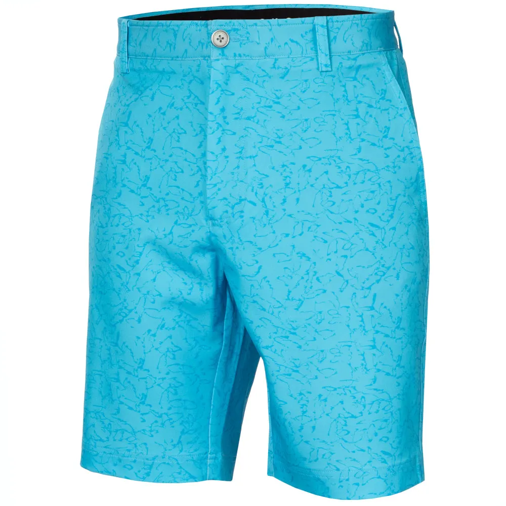 Calvin Klein Printed Bullet Shorts - Aquarius All Day Movement Fit checked shorts