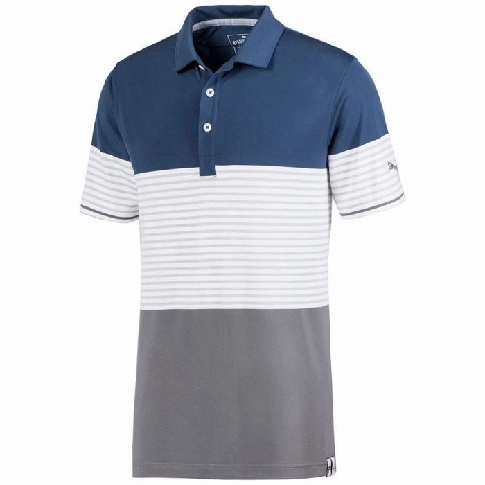 Easy Care Material Puma Taylor Polo Shirt - Dark Denim