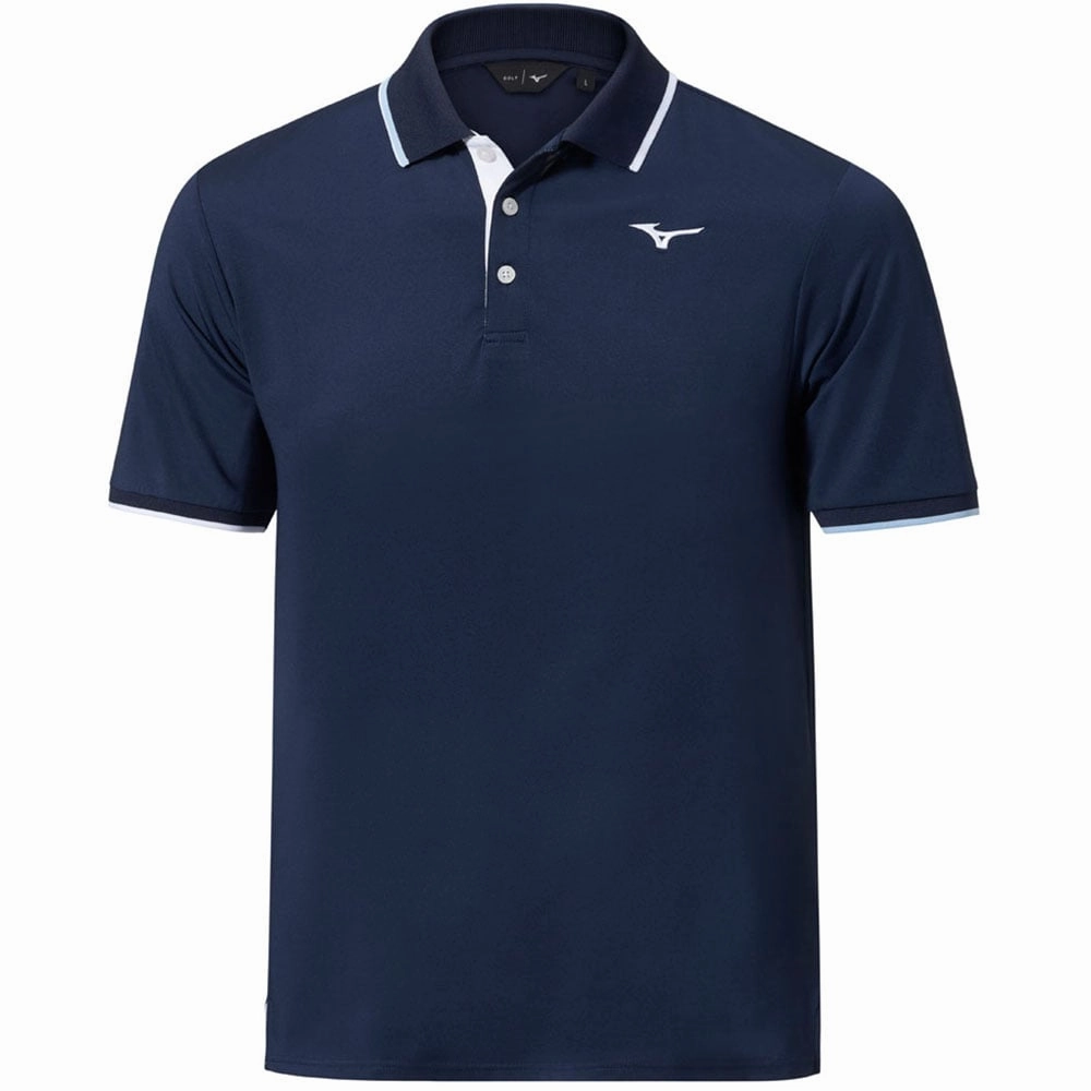 Versatile Style Trend Cashmere combination Mizuno Quick Dry Comp Plus Polo Shirt - Deep Navy