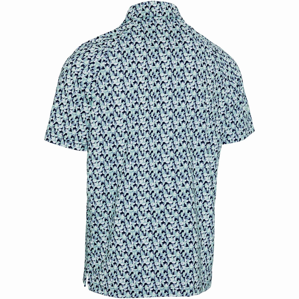 Callaway Abstract Golf Ball Polo Shirt - Peacoat Easy Wear casual and comfortable