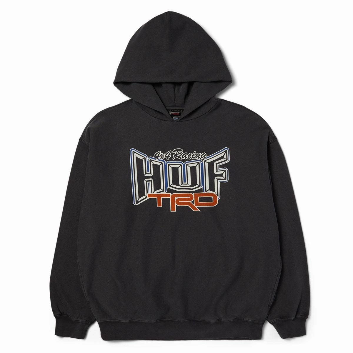 Tassel Details Huf x Toyota High Performance Heavyweight Hoodie - Vintage Black
