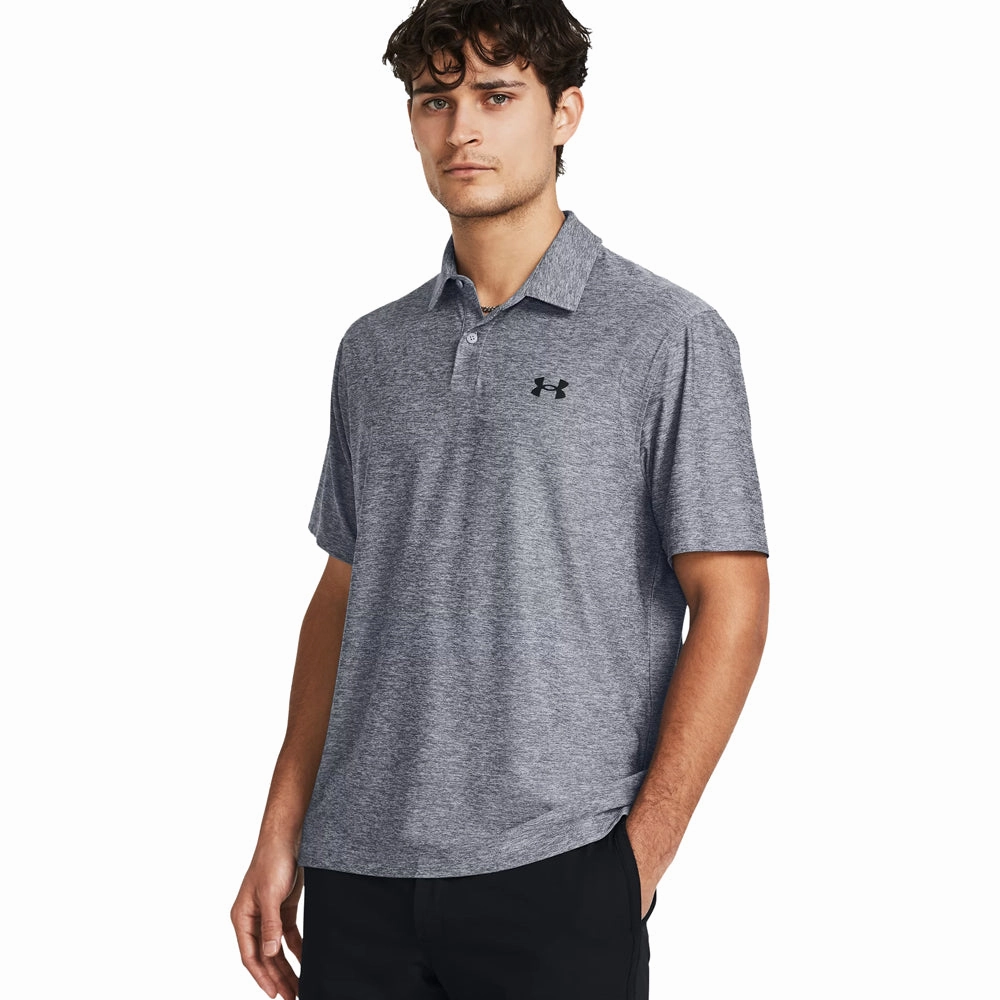 Trendy Wearable Under Armour T2G Polo Shirt - Steel/Black