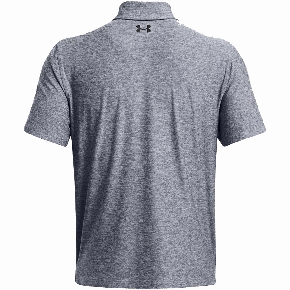 Micro Perforation sequined details Under Armour T2G Polo Shirt - Steel/Black