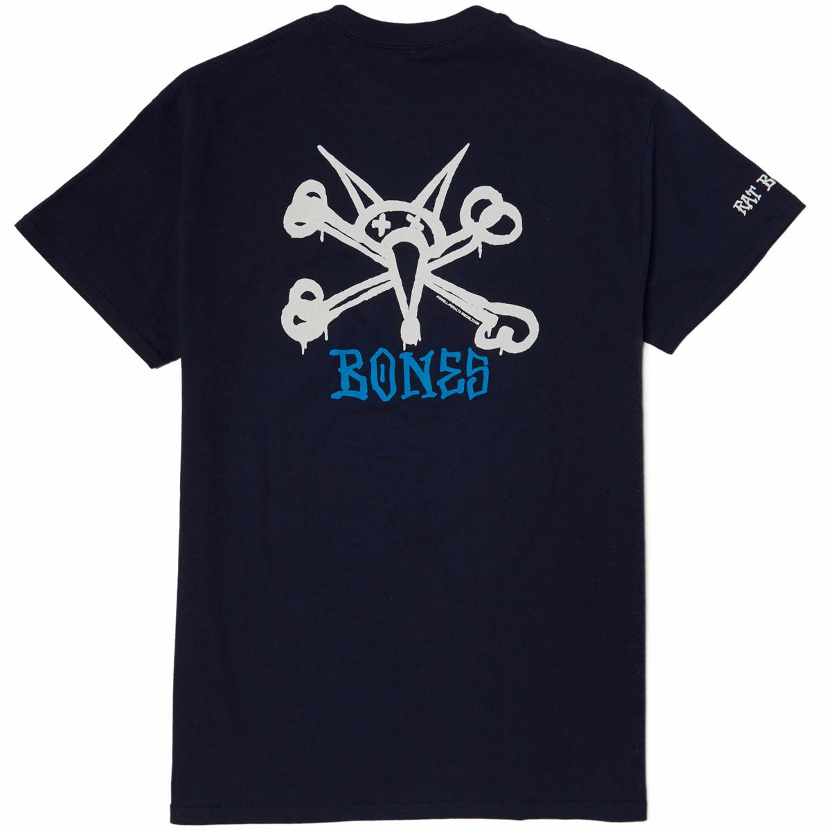 Bold Statement Powell-Peralta Rat Bones T-Shirt - Navy