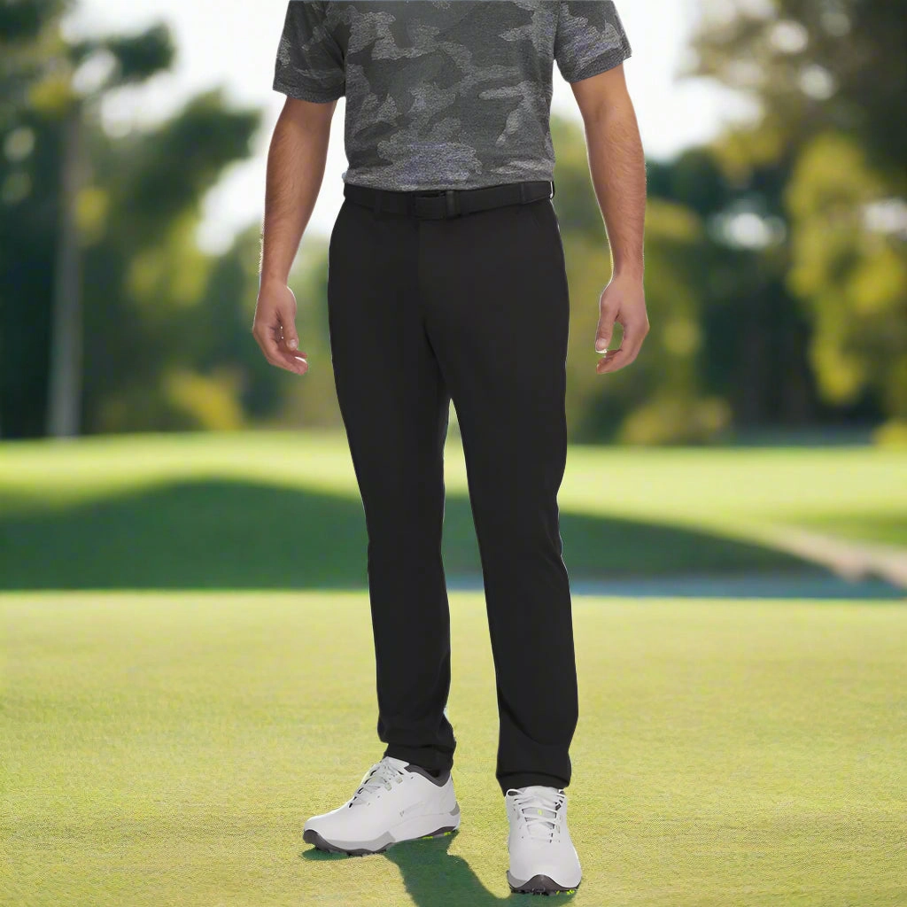 Under Armour Drive Pro All Weather Trousers - Black/Black Durable Twill Fit Freedom