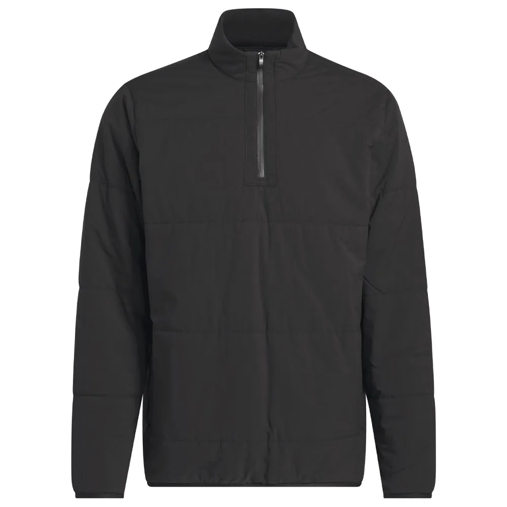 adidas Ultimate365 Arctic 1/4 Zip Jacket - Black Insulated Design elastic waistband