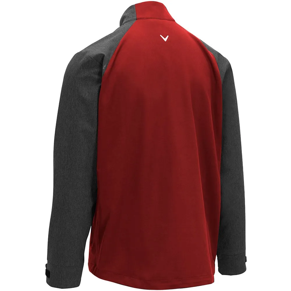 High Visibility Trims Callaway Heathered 1/4 Zip Wind Jacket - Asphalt Heather