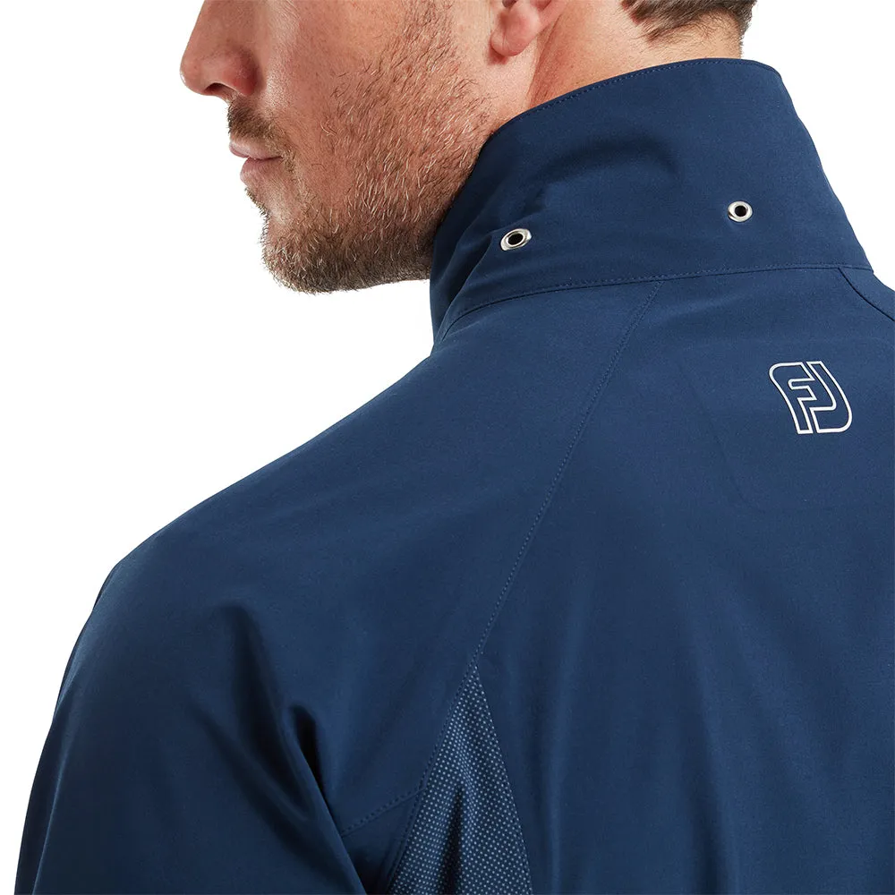 Durable Stitching Clean Street Look FootJoy HydroTour Waterproof Jacket - Navy