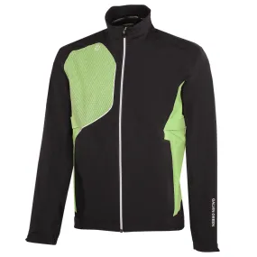 Galvin Green Ames Waterproof Jacket - Black/Fresh Green ErgonomicCut