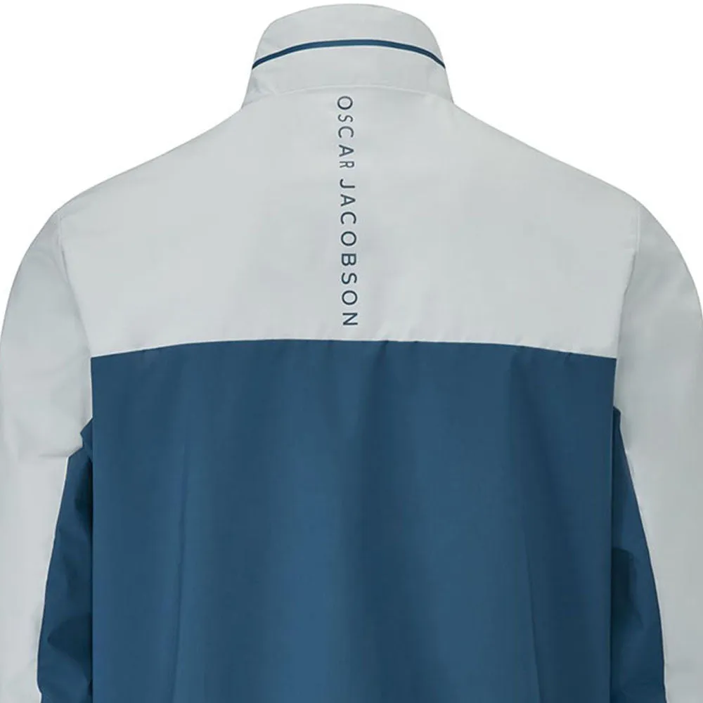 Soft Lined Interior Glow In The Dark Trim Oscar Jacobson Phoenix Jacket - Teal/Lunar Grey