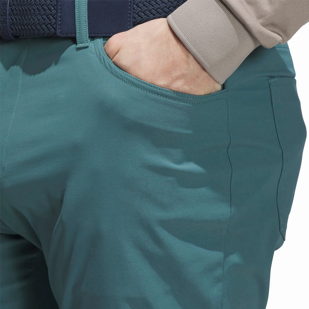 adidas Ultimate365 5-Pocket Trouser - Preloved Teal Odor Control Tech Sporty Comfort Fit
