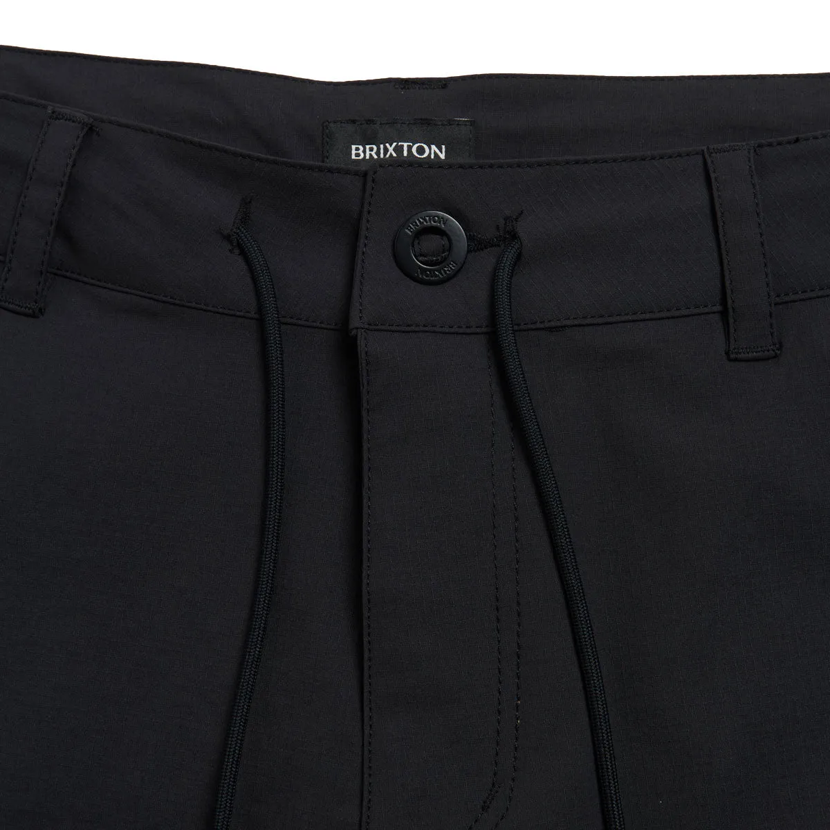Brixton Shyft Stretch Cargo Shorts - Black finance industry