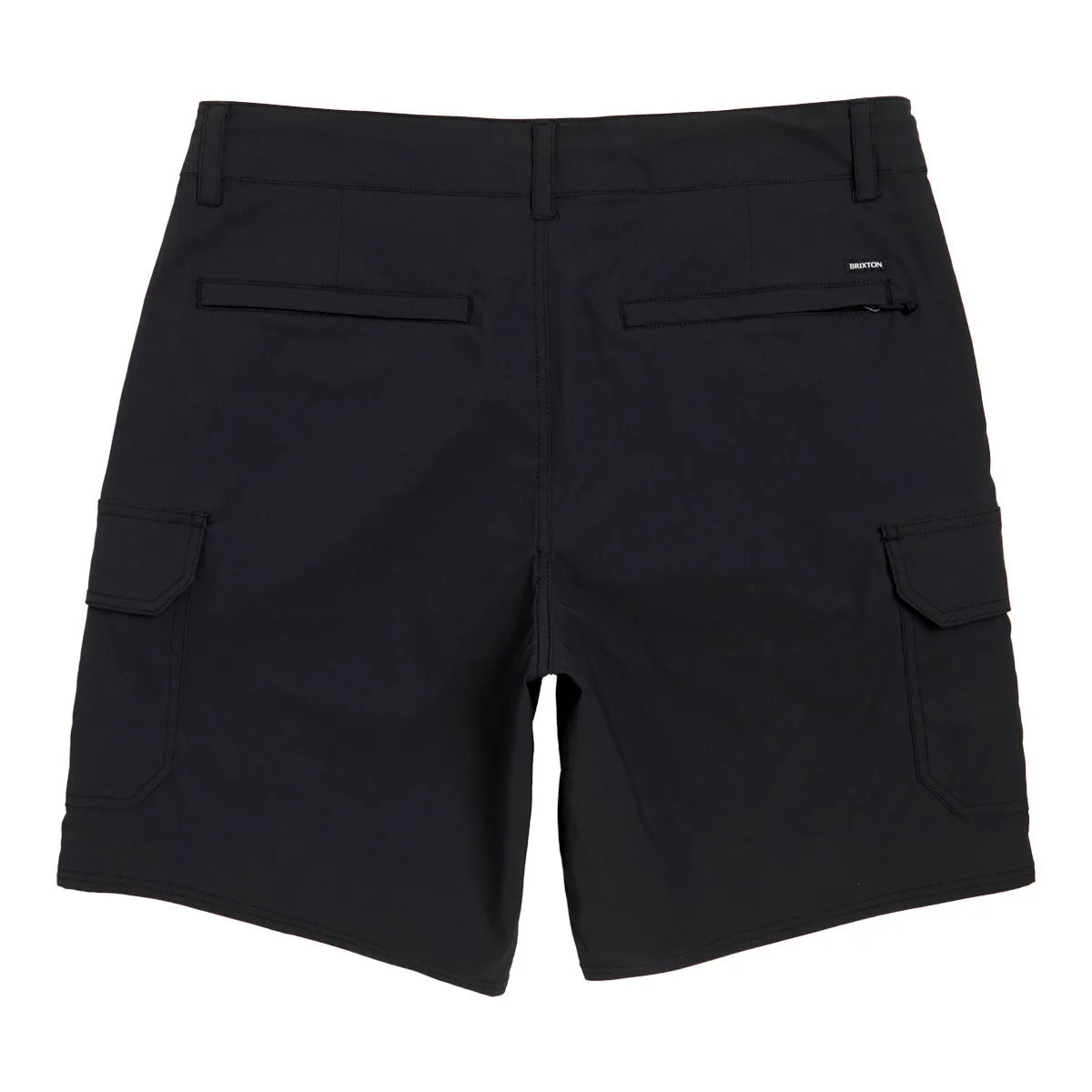 Non Binding Waistline Brixton Shyft Stretch Cargo Shorts - Black