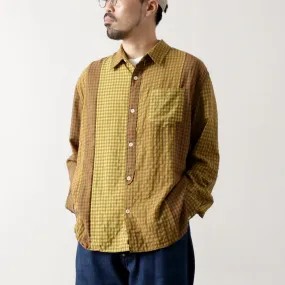 DIP/DZT / Plaid Combination Shirt Smart Appearance Non Iron