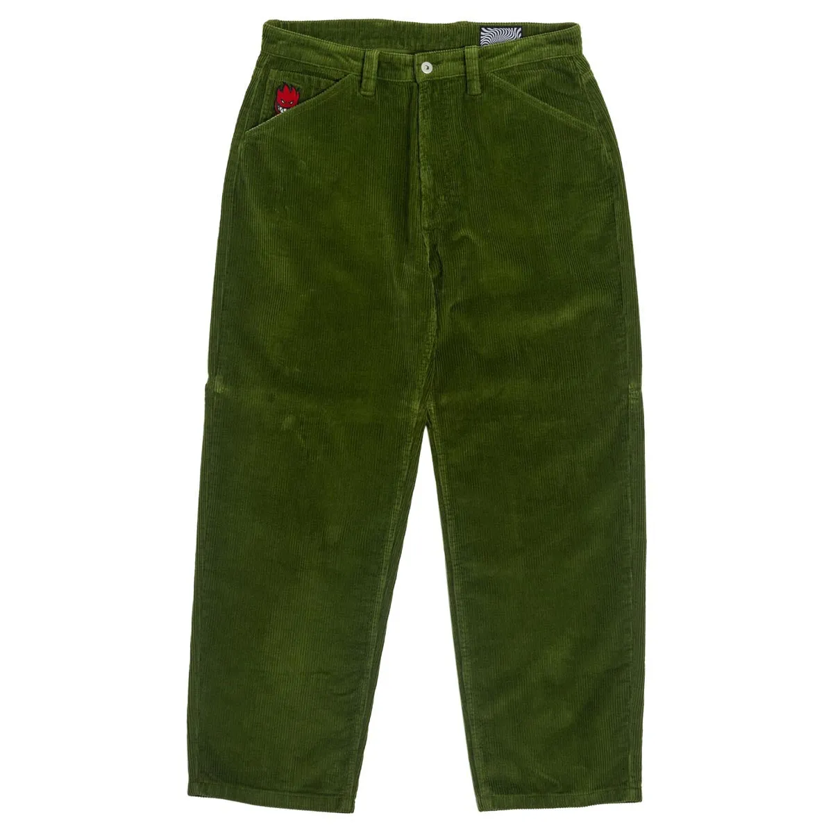 Spitfire Bighead Fill Corduroy Pants - Olive Flattering Fit Wear