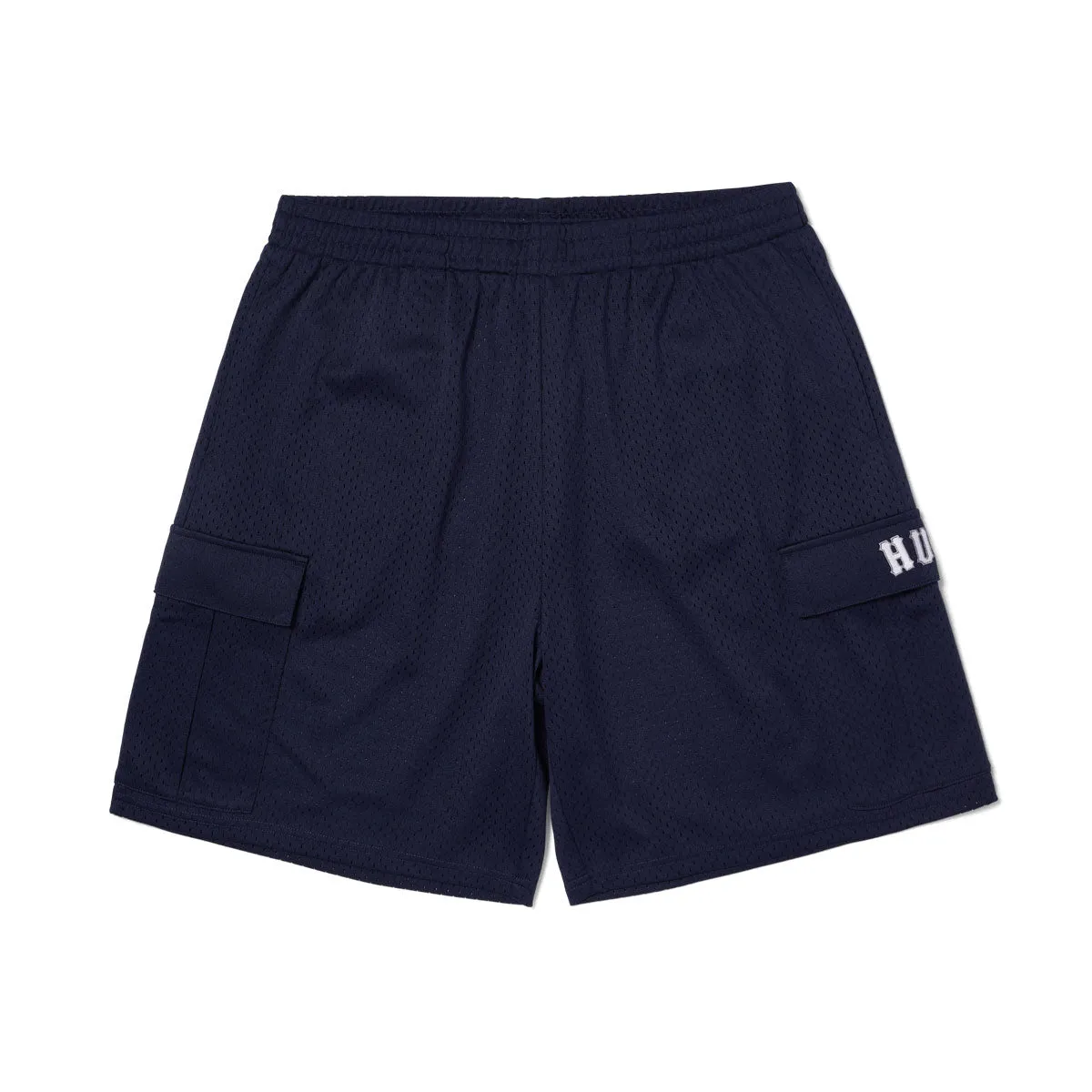 HUF Arch Mesh Cargo Shorts - Navy breathable panels