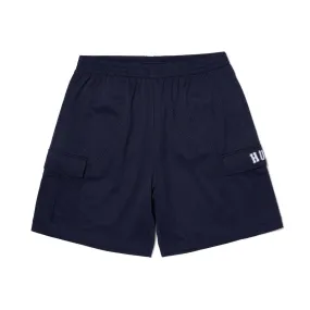 HUF Arch Mesh Cargo Shorts - Navy WindResistantWeave denim alternative