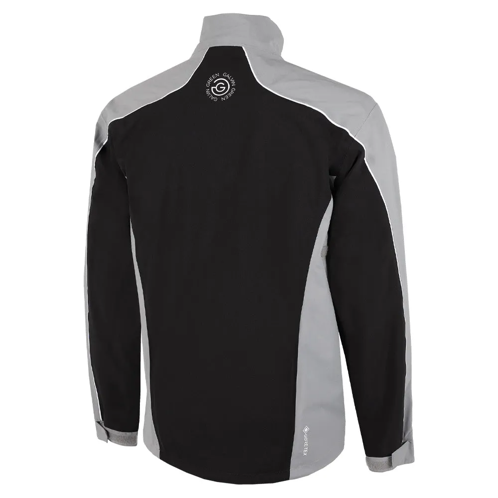 Tailored Silhouette Windproof Inner Layer Galvin Green Ace Gore-Tex Waterproof Jacket - Black/Sharskin/White