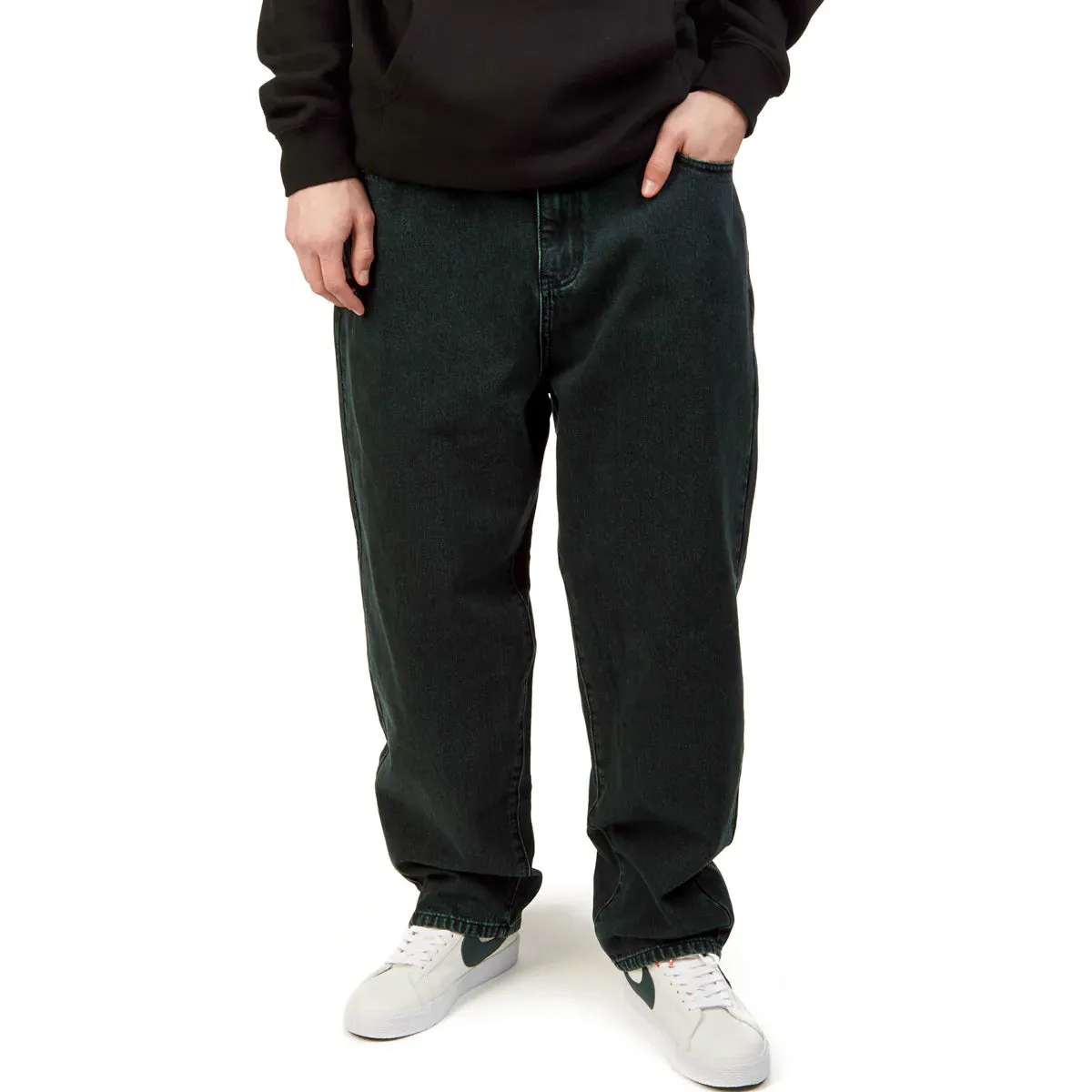 Quick Access Pockets CCS Baggy Taper Denim Jeans - RL Acid Green