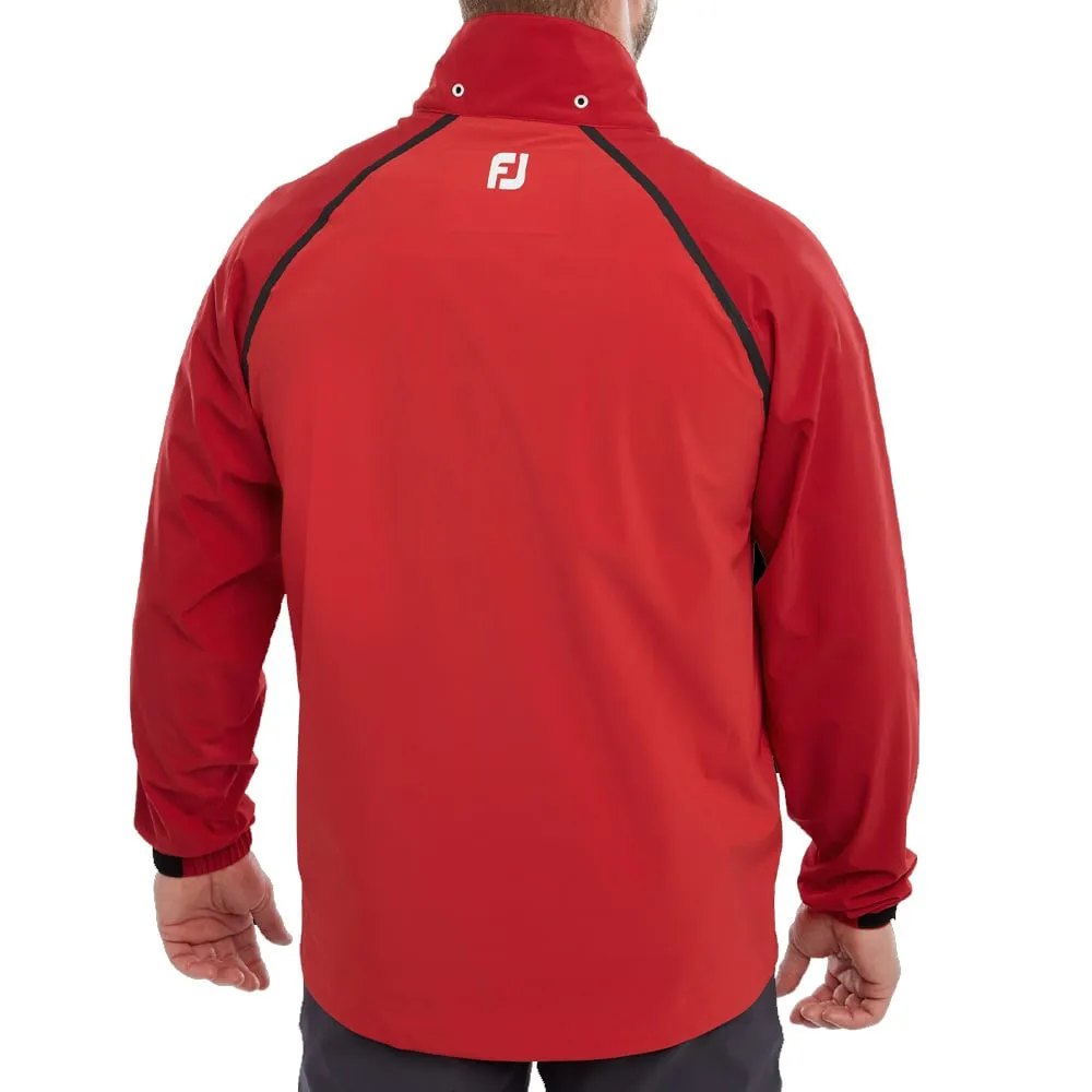 Abrasion resistant FootJoy FJ HydroTour Waterproof Jacket - Red Tonal
