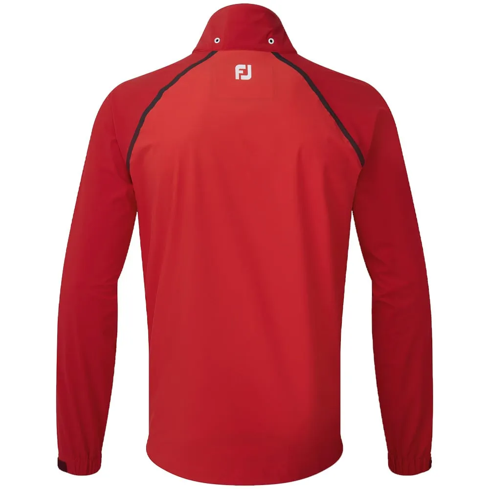 Warm Layers Compression Fold Design FootJoy FJ HydroTour Waterproof Jacket - Red Tonal