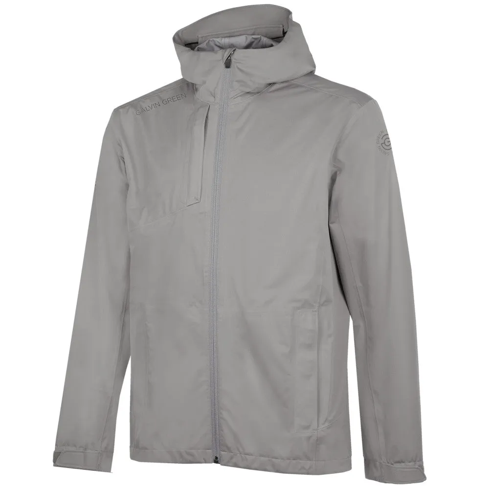 NoiseFreeMaterial Galvin Green Amos Waterproof Hooded Jacket - Sharkskin