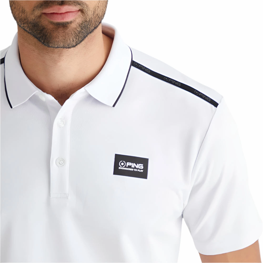Ping Corby Polo Shirt - White Easy-to-Style Top