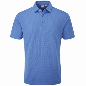 Ping Halcyon Polo Shirt - French Blue Multi Timeless casual wear