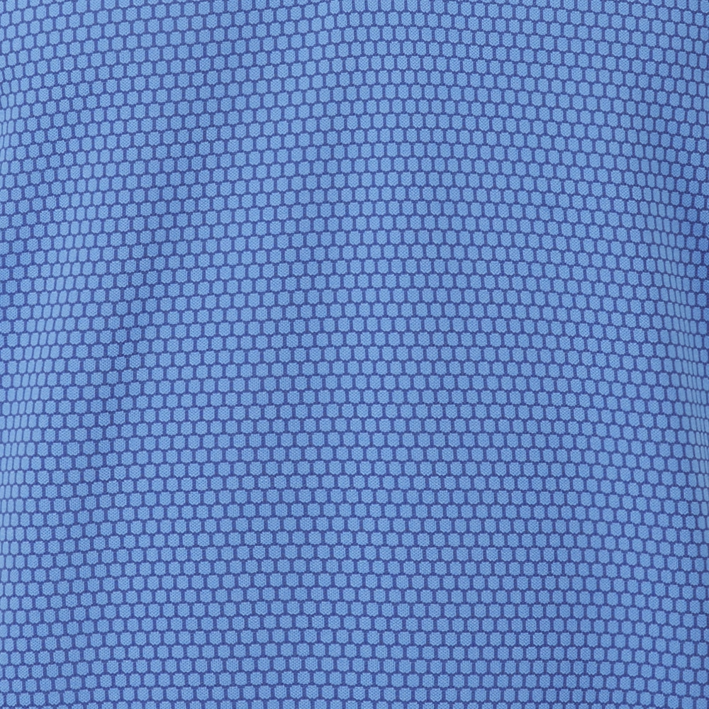 Ping Halcyon Polo Shirt - French Blue Multi Flexible Fit Flattering Design