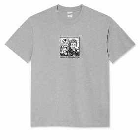 Polar World Domination T-Shirt - Heather Grey Urban Look