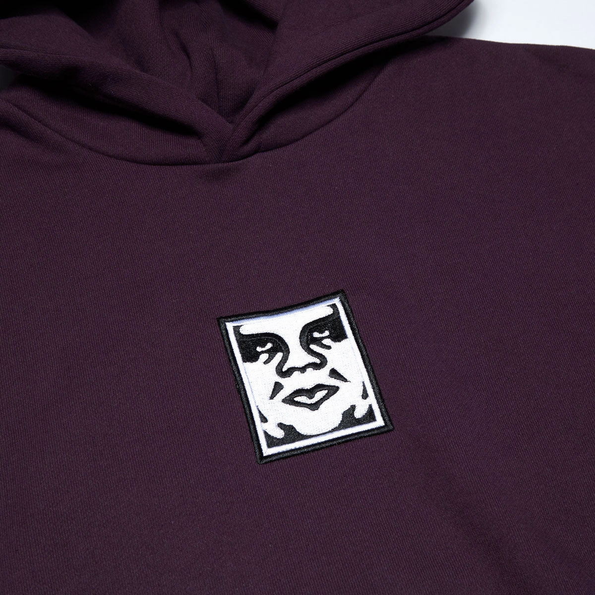 party costume individuality Obey Icon Extra Heavy II Hoodie - Plum Perfect