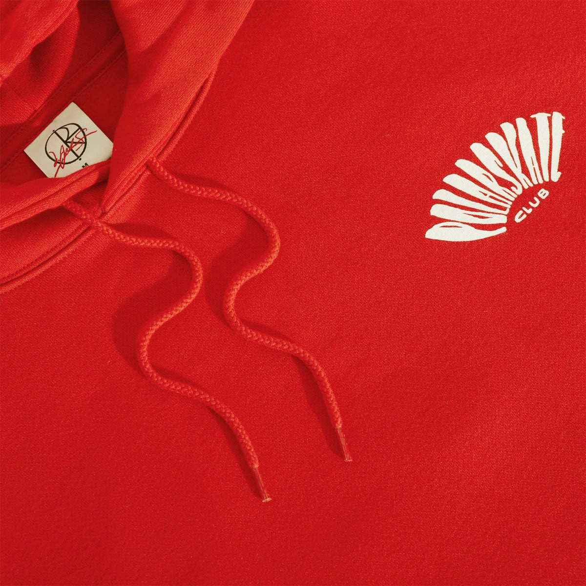 Polar Dave Skate Club Hoodie - Red Antelope like Midweight Material