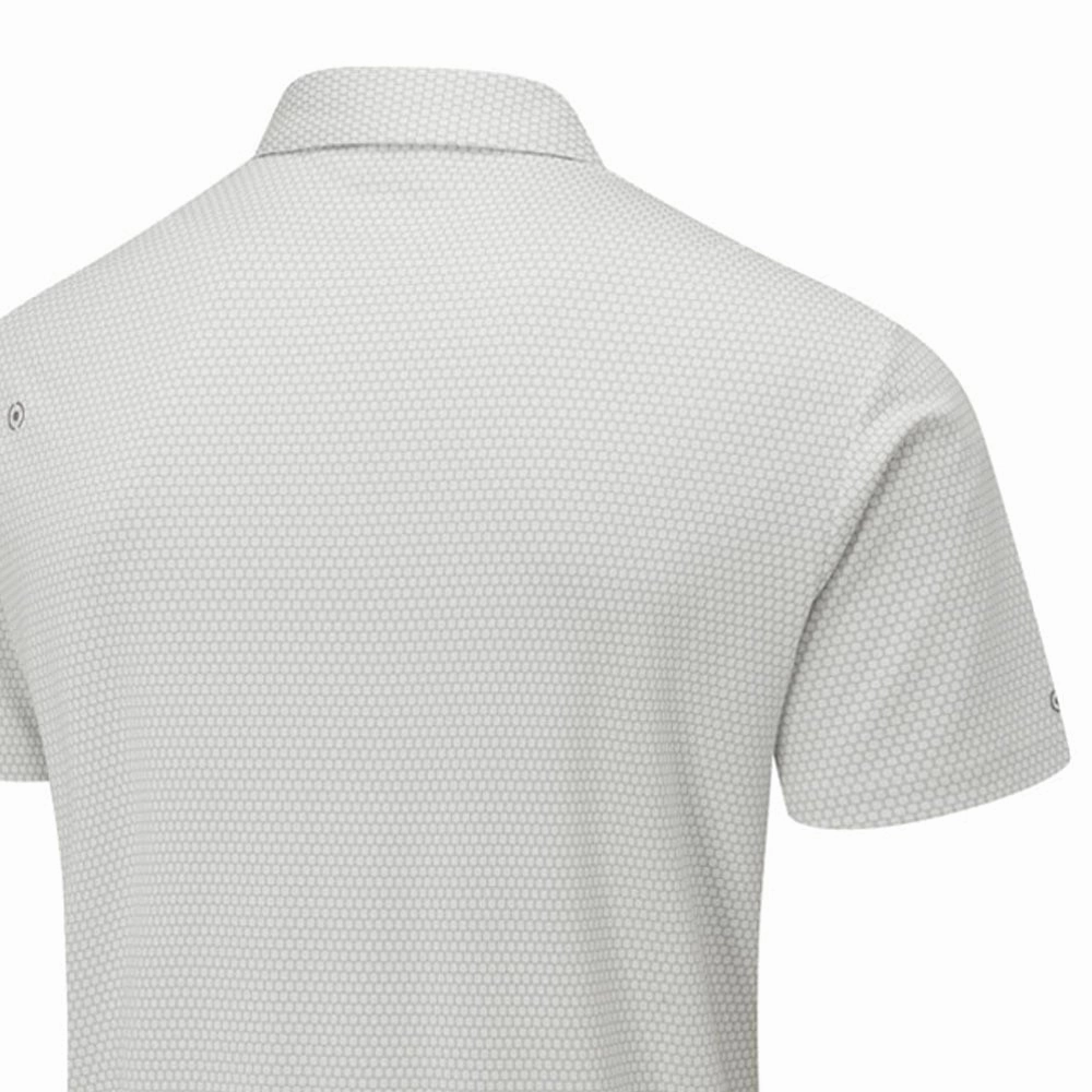 Anti-pilling Ping Halcyon Polo Shirt - Silver Multi