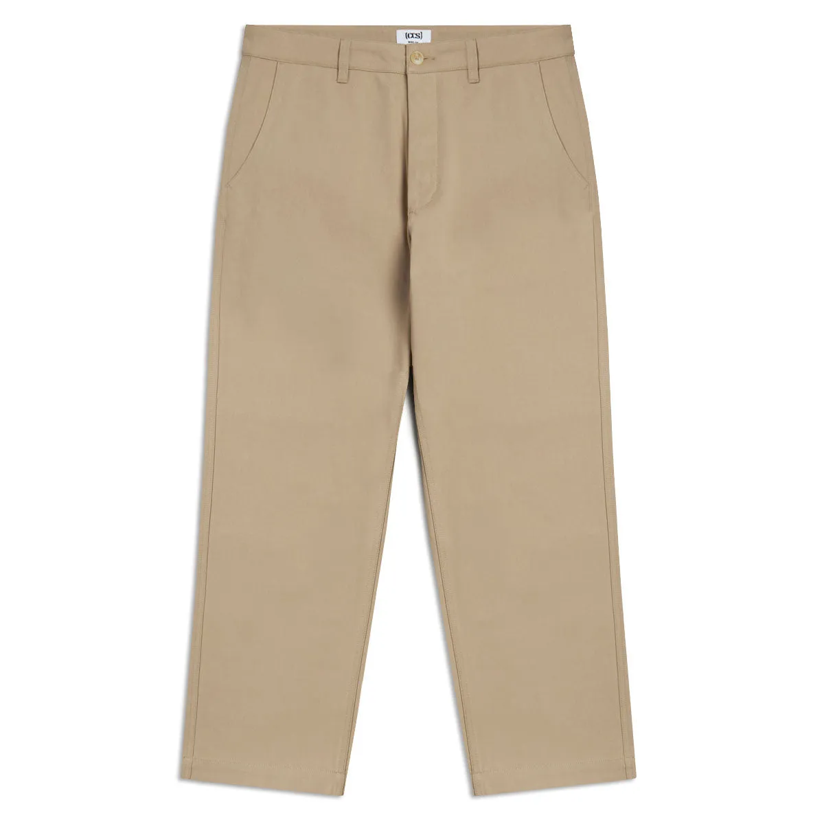Refined fit CCS Wide Leg Chino Pants - Khaki