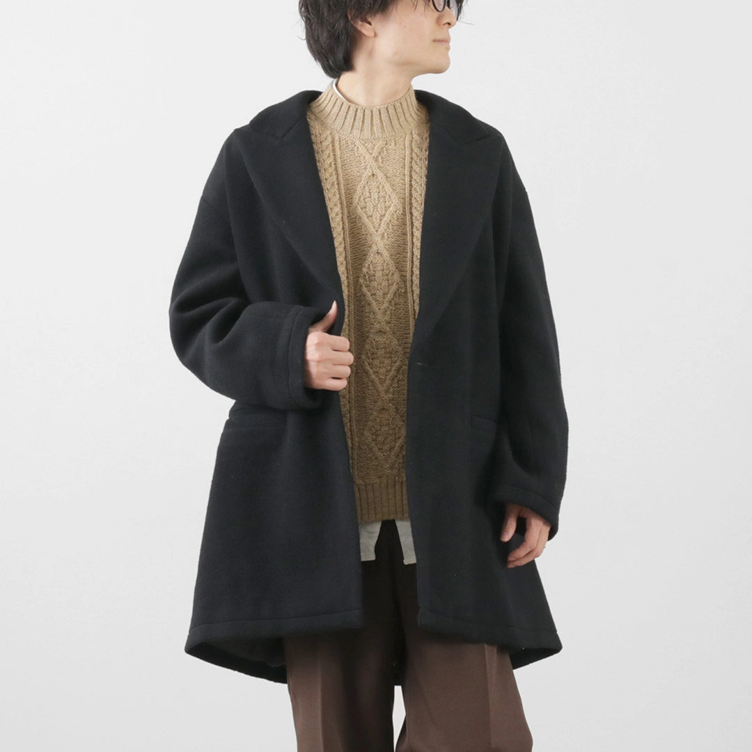 Effortless Travel Wear SON OF THE CHEESE / Wool Overcoat