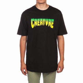Creature Logo T-Shirt - Black Thermal Regulation Layer Comfy and Versatile