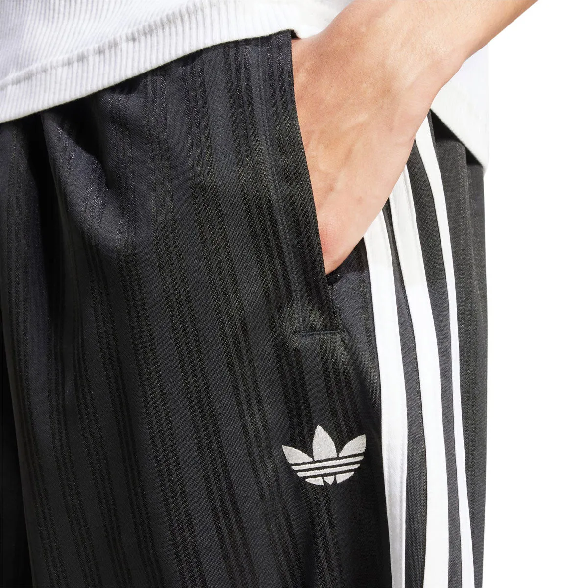 Adidas Adicolor Poly Shorts - Black Flatlock Seams