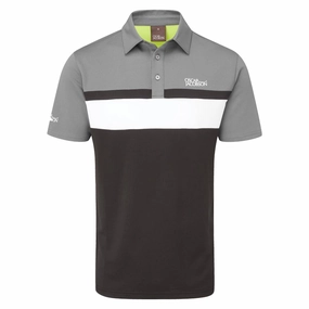 Vintage authenticity Timeless and Chic Oscar Jacobson Boston Polo Shirt - Black/Pewter