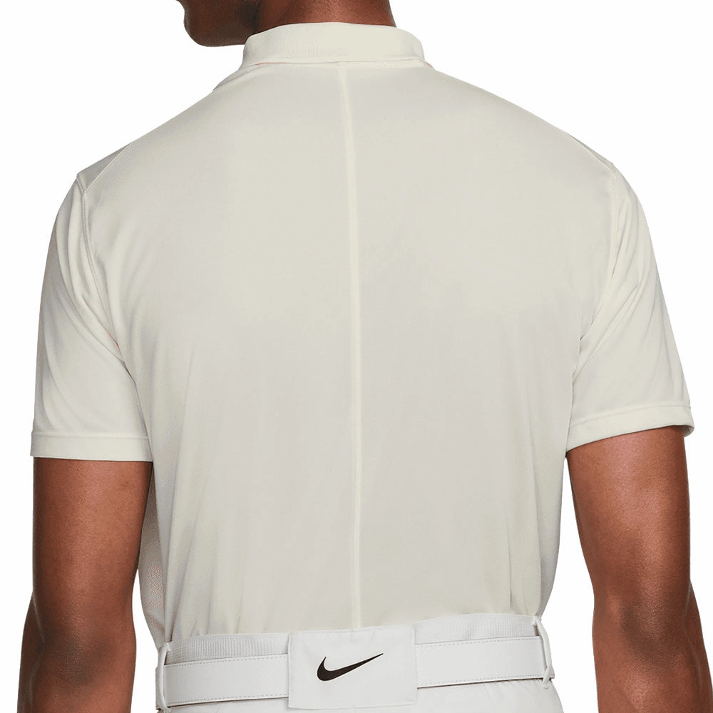 Slim Silhouette Breathable knit Nike Dri-FIT Victory Solid Polo Shirt - Coconut Milk/White