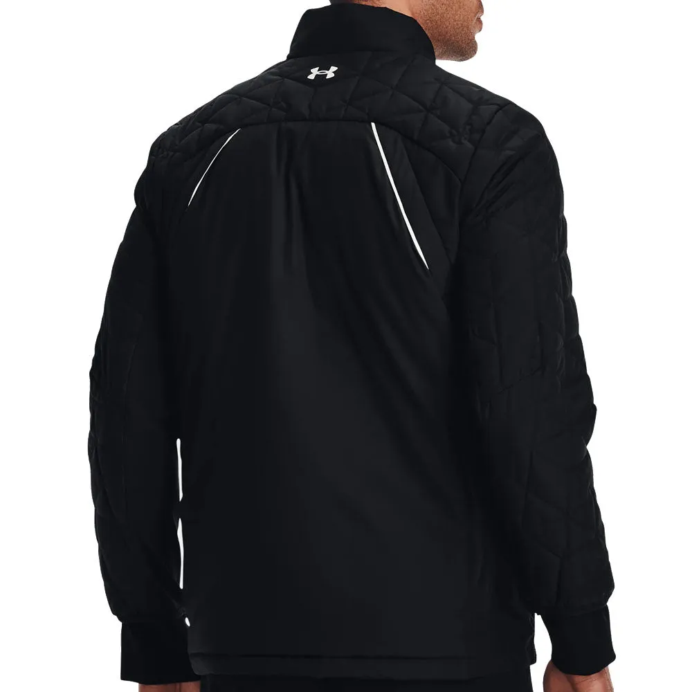 Under Armour ColdGear Reactor Hybrid Jacket - Black/Reflective Reinforced Seams
