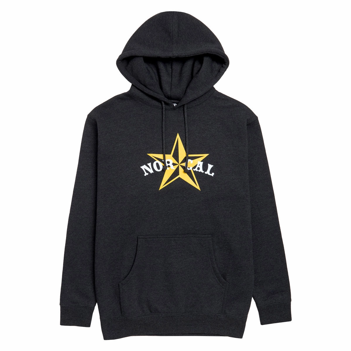 Nor Cal Nautical 2 Hoodie - Charcoal Heather High Durability Fabric Odor Resistant