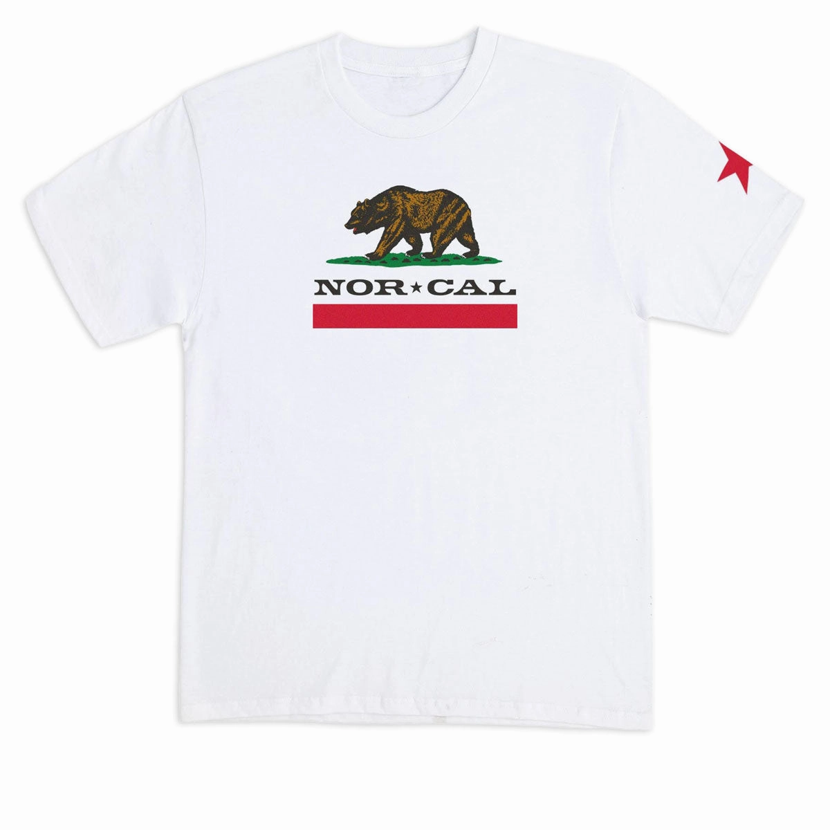 Nor Cal Republic T-Shirt - White Everyday Wearable