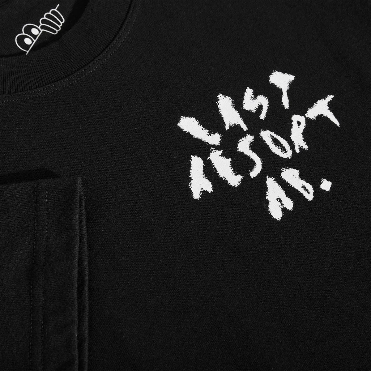 High-Quality Cotton Last Resort AB Art T-Shirt - Black